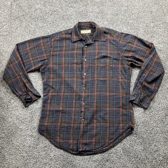 Other - G Vasta Shirt Medium‎ Flannel Plaid Biella Collezioni Button Up Italy Mens